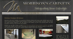 Desktop Screenshot of morrisonscabinets.com.au